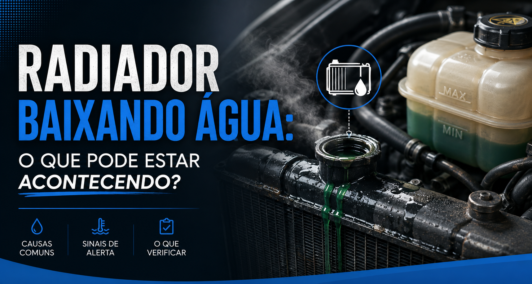 Radiador Baixando Água: O Que Pode Estar Acontecendo?