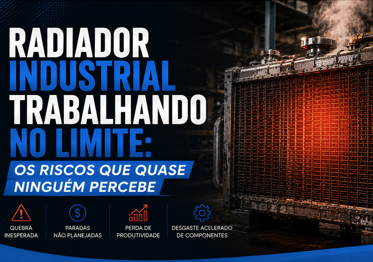 Radiador Industrial Trabalhando no Limite: Os Riscos Que Quase Ninguém Percebe