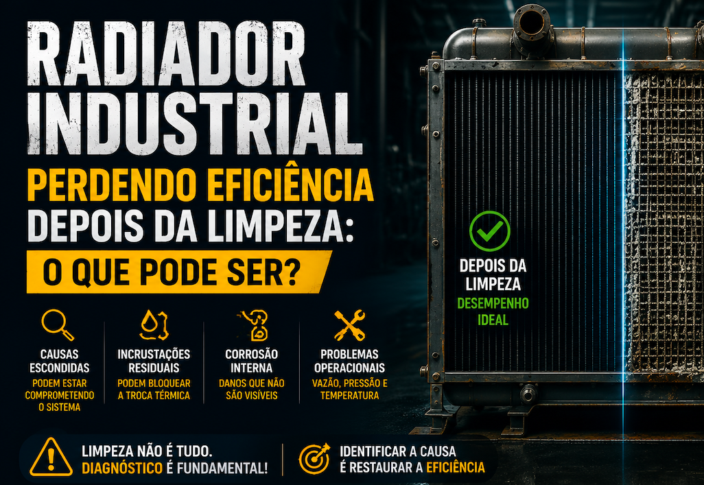 Radiador Industrial Perdendo Eficiência Depois da Limpeza: O Que Pode Ser?