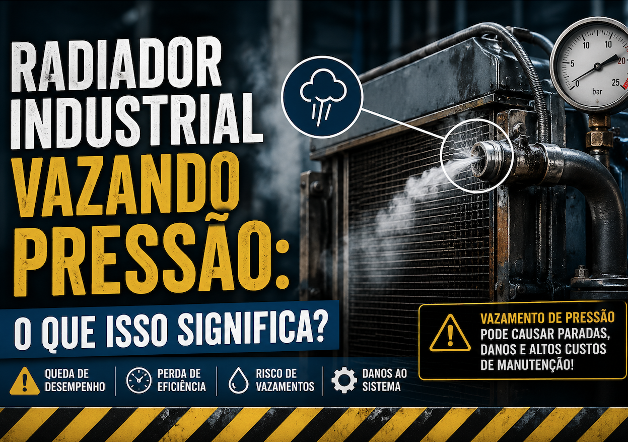 Radiador Industrial Vazando Pressão: O Que Isso Significa?